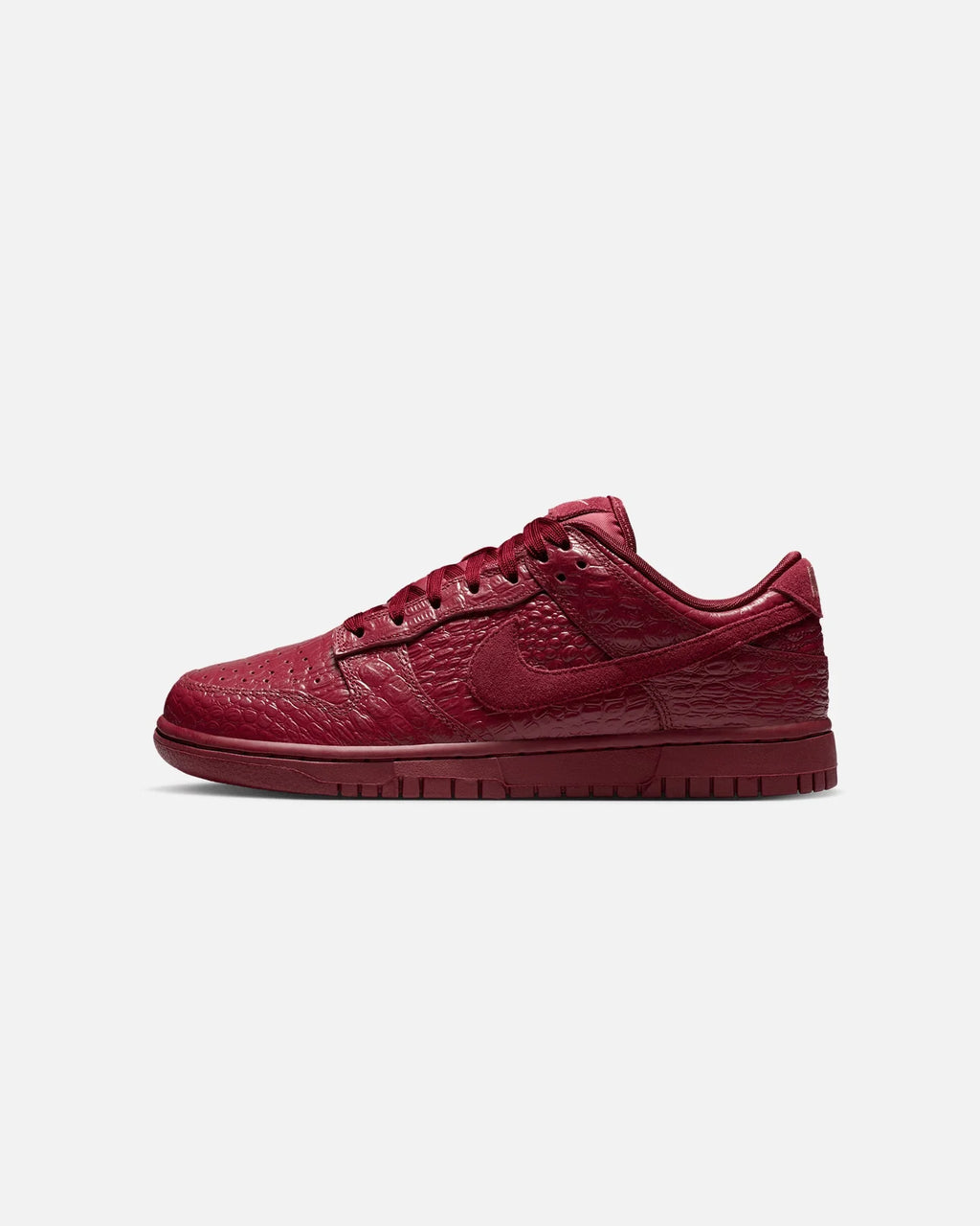 Women's Dunk Low "Croc Skin" Team Red