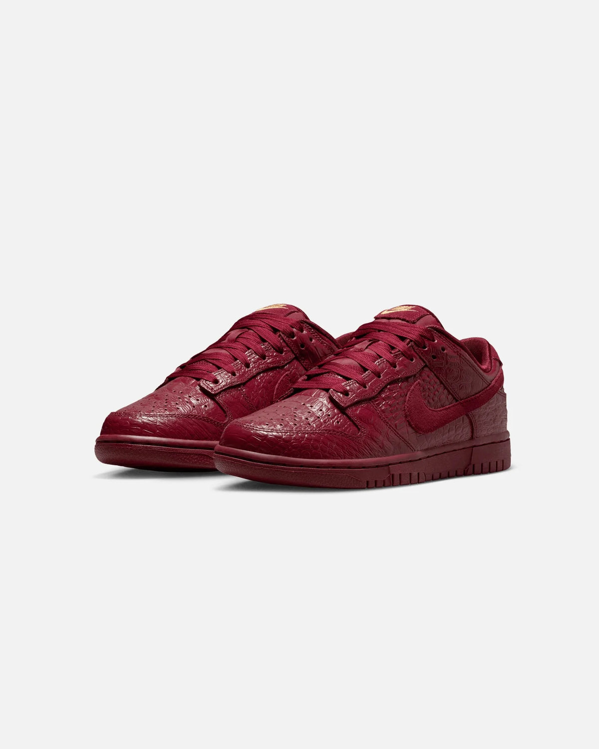 Women's Dunk Low "Croc Skin" Team Red