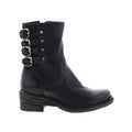 Spero A23215-301 Womens Black Leather Hook & Loop Casual Dress Boots