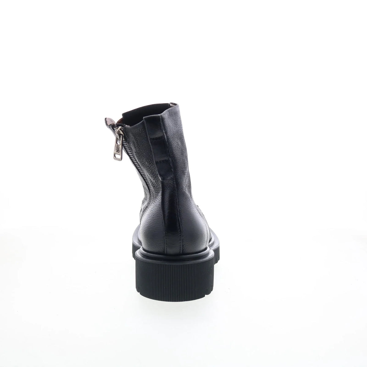 Truett Womens Black Leather Zipper Casual Dress Boots