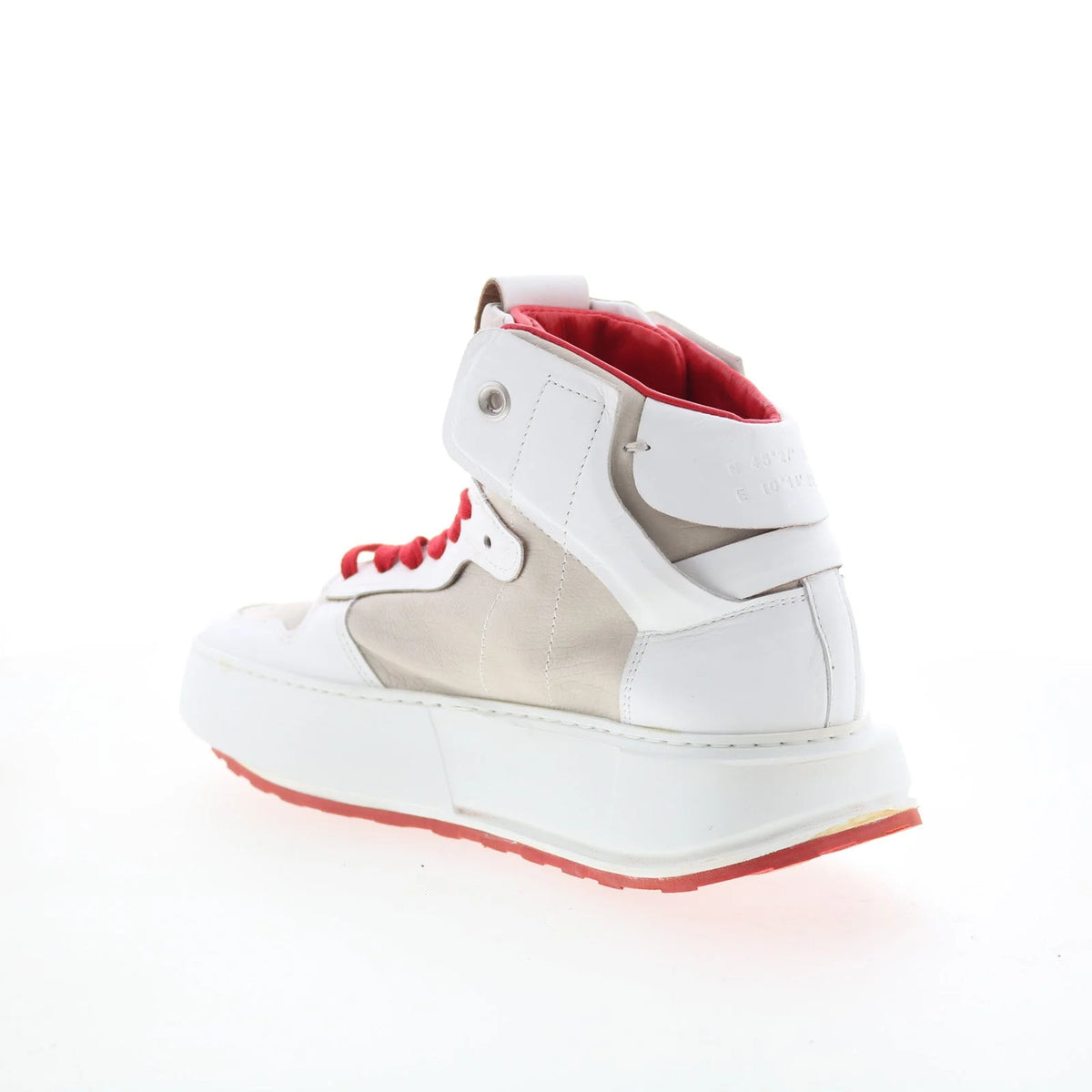 Haldon Womens White Leather Lace Up Lifestyle Sneakers Shoes