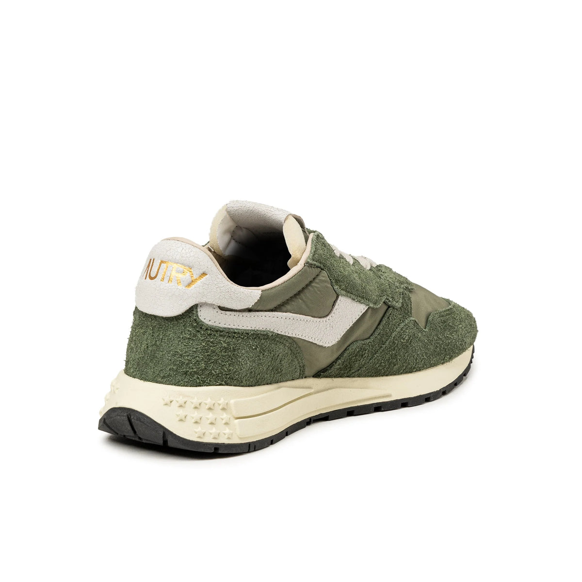 Reelwind Low *Nylon / Hairy Suede / Cracked Leather*