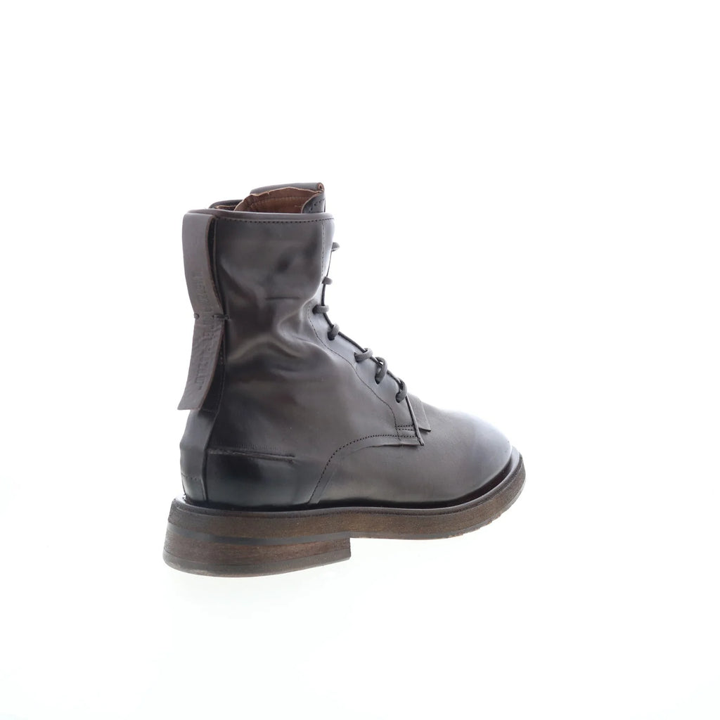 Chevy Womens Brown Leather Lace Up Casual Dress Boots