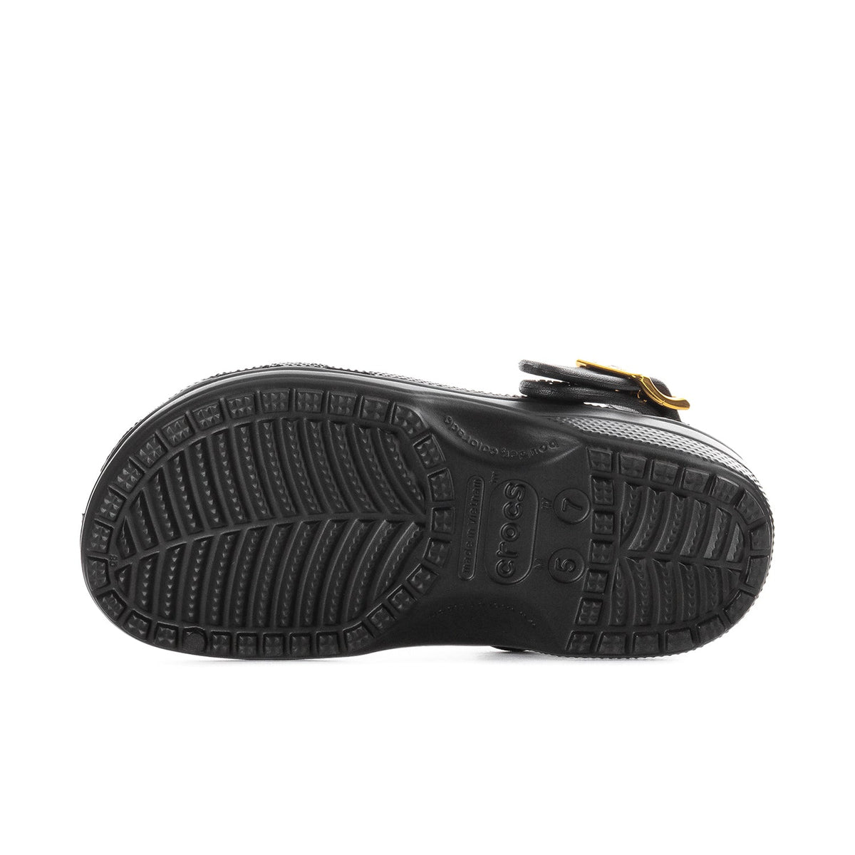 Classic Metallic Buckle Clog - Womens