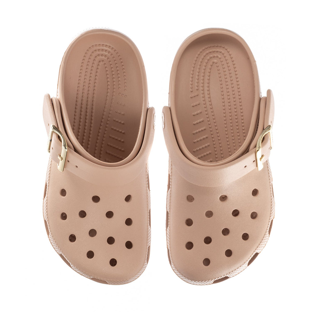 Classic Metallic Buckle Clog - Womens