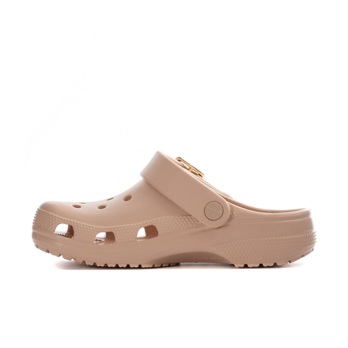 Classic Metallic Buckle Clog - Womens