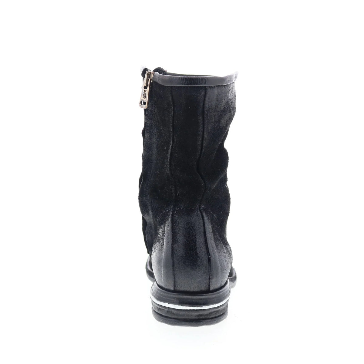Traver Womens Black Leather Zipper Casual Dress Boots