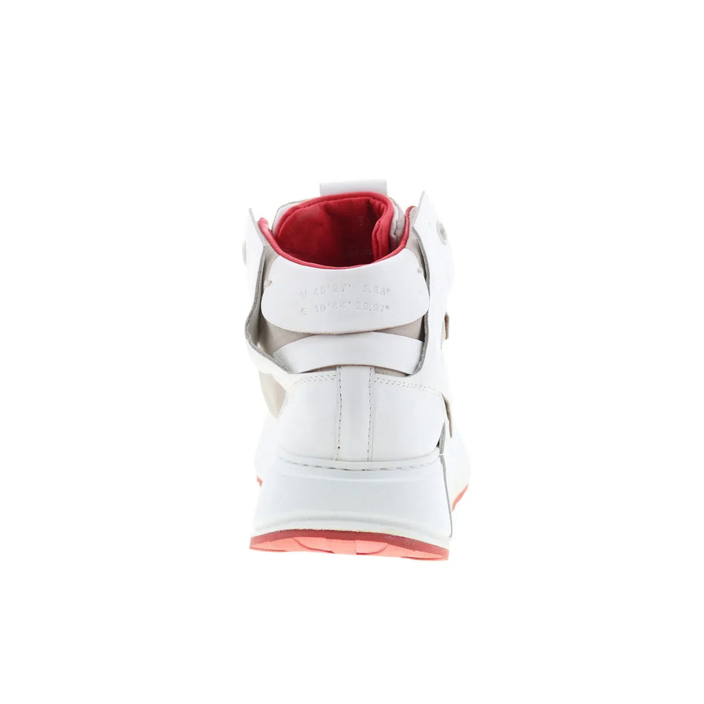 Haldon Womens White Leather Lifestyle Sneakers Shoes
