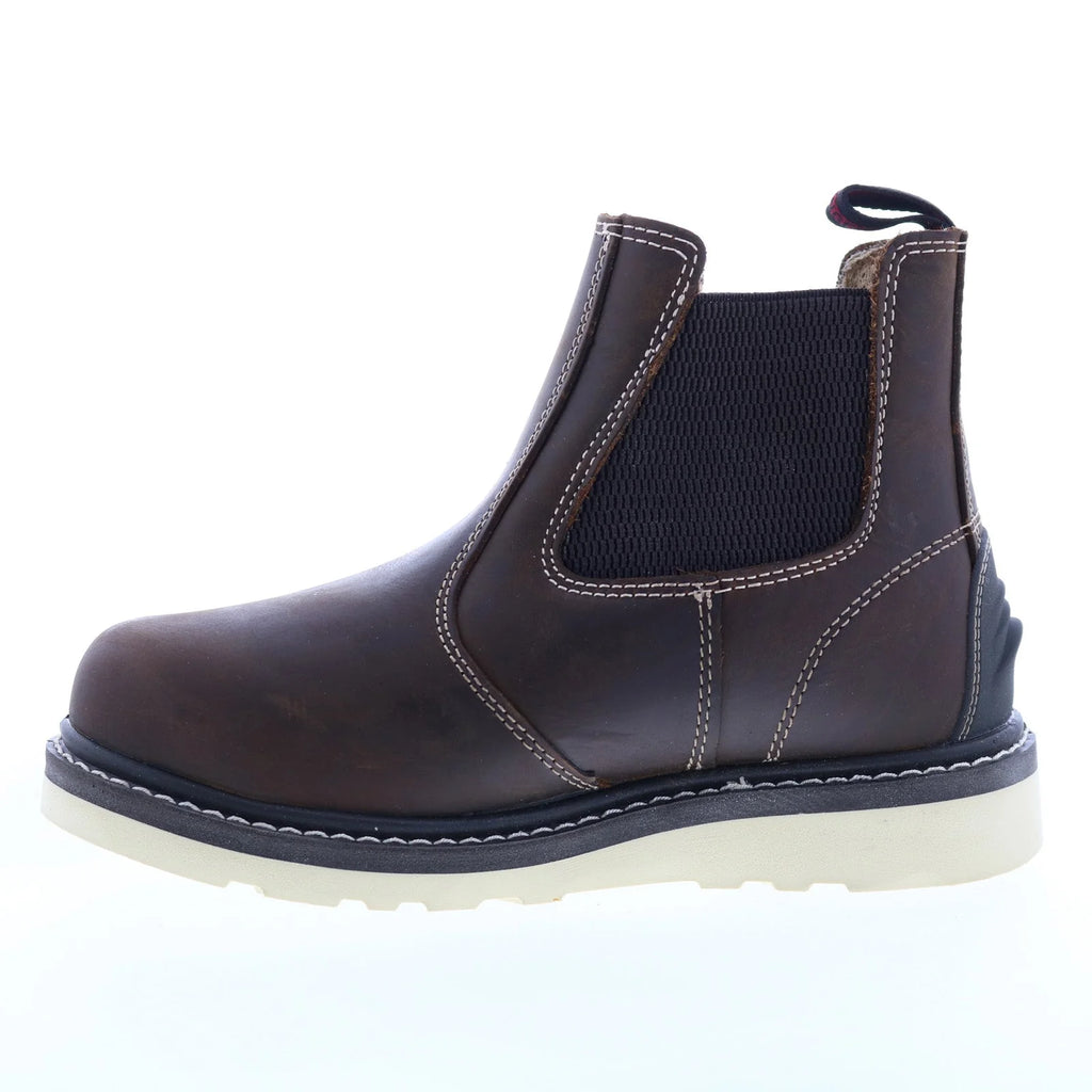 Avenger Wedge Romeo Electrical Hazard Waterproof Womens Brown Work Boots