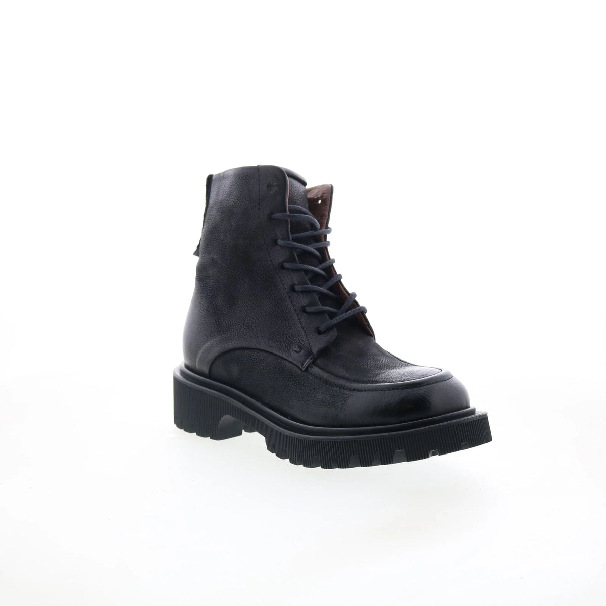 Truett Womens Black Leather Zipper Casual Dress Boots