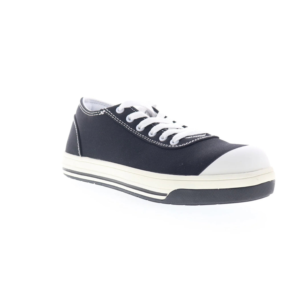 Avenger Blade 6 Eye Aluminum Toe A320 Mens Black Canvas Work & Safety Shoes