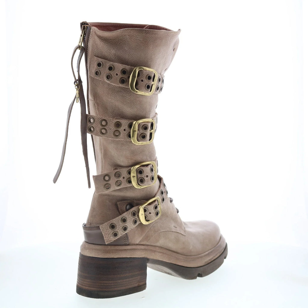 Ellington Womens Brown Leather Zipper Casual Dress Boots