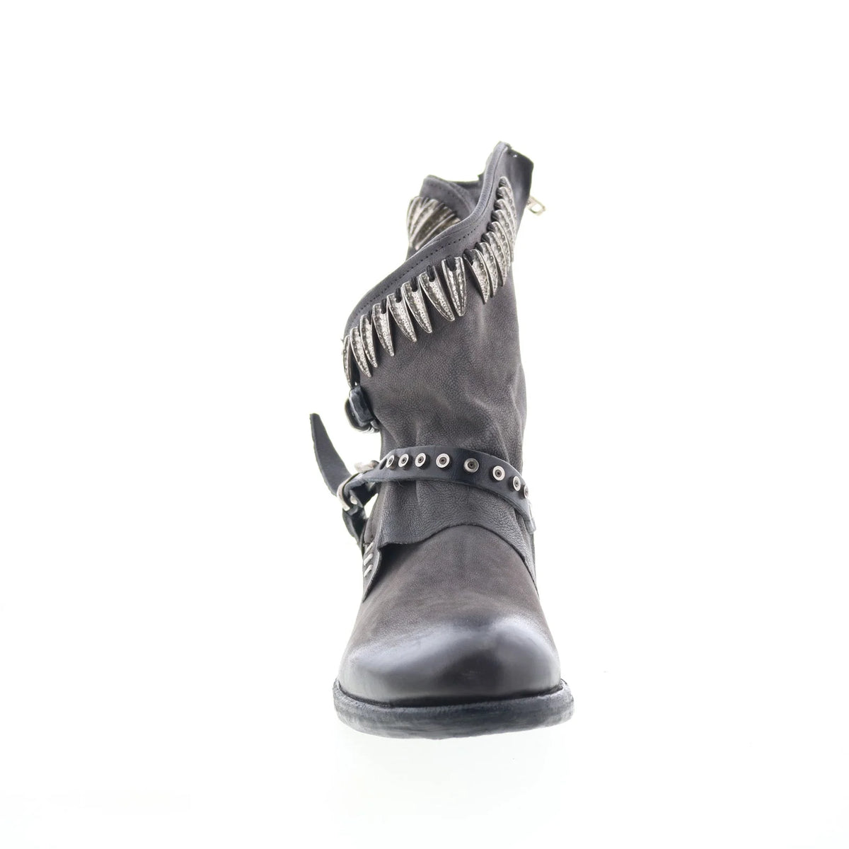 Torey Womens Black Leather Zipper Casual Dress Boots