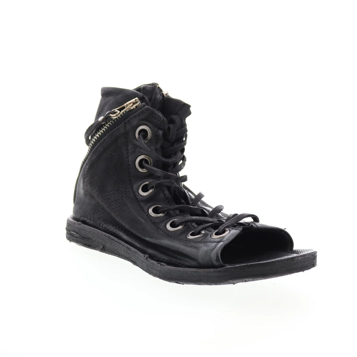 Rhett 534074-302 Womens Black Leather Strap Sandals Shoes