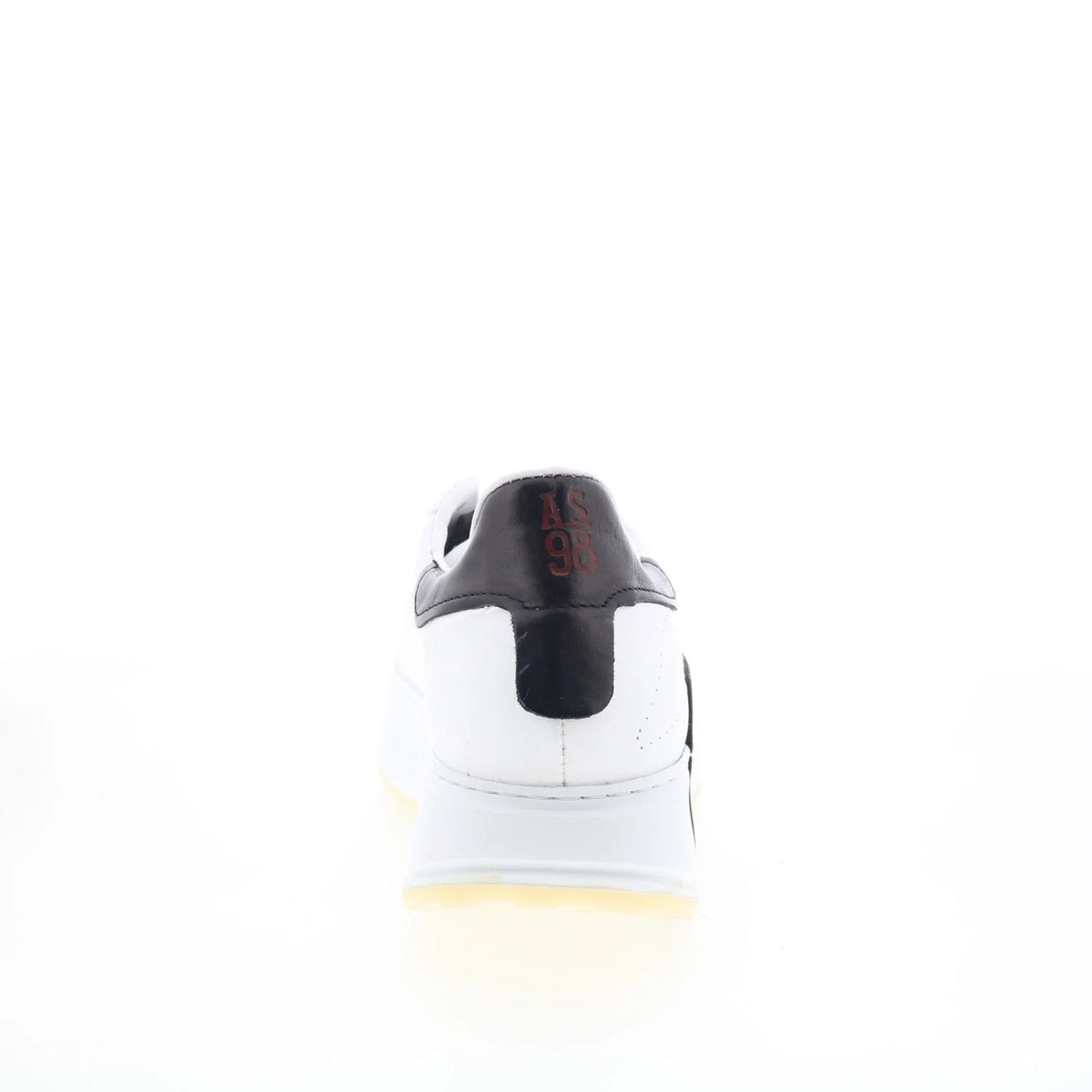 Hannie A87110-103-0002 Womens White Leather Lifestyle Sneakers Shoes