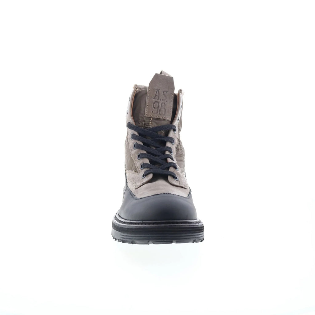 Rupert Mens Gray Synthetic Lace Up Casual Dress Boots