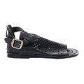 Mason A67005-201 Womens Black Leather Strap Sandals Shoes
