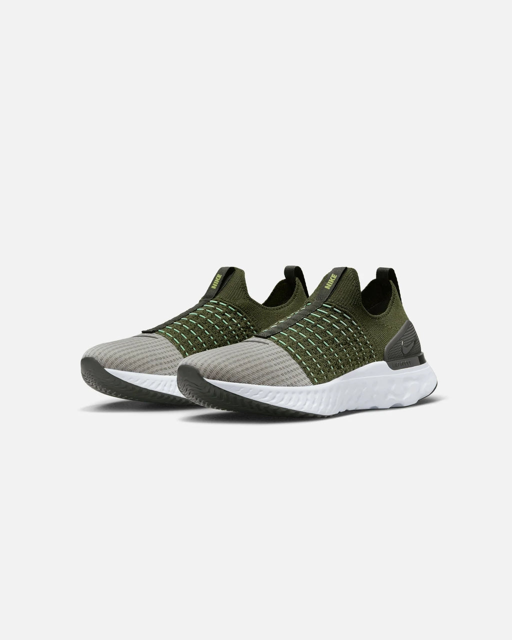 React Phantom Run FlyKnit 2 Rough Green/Yellow