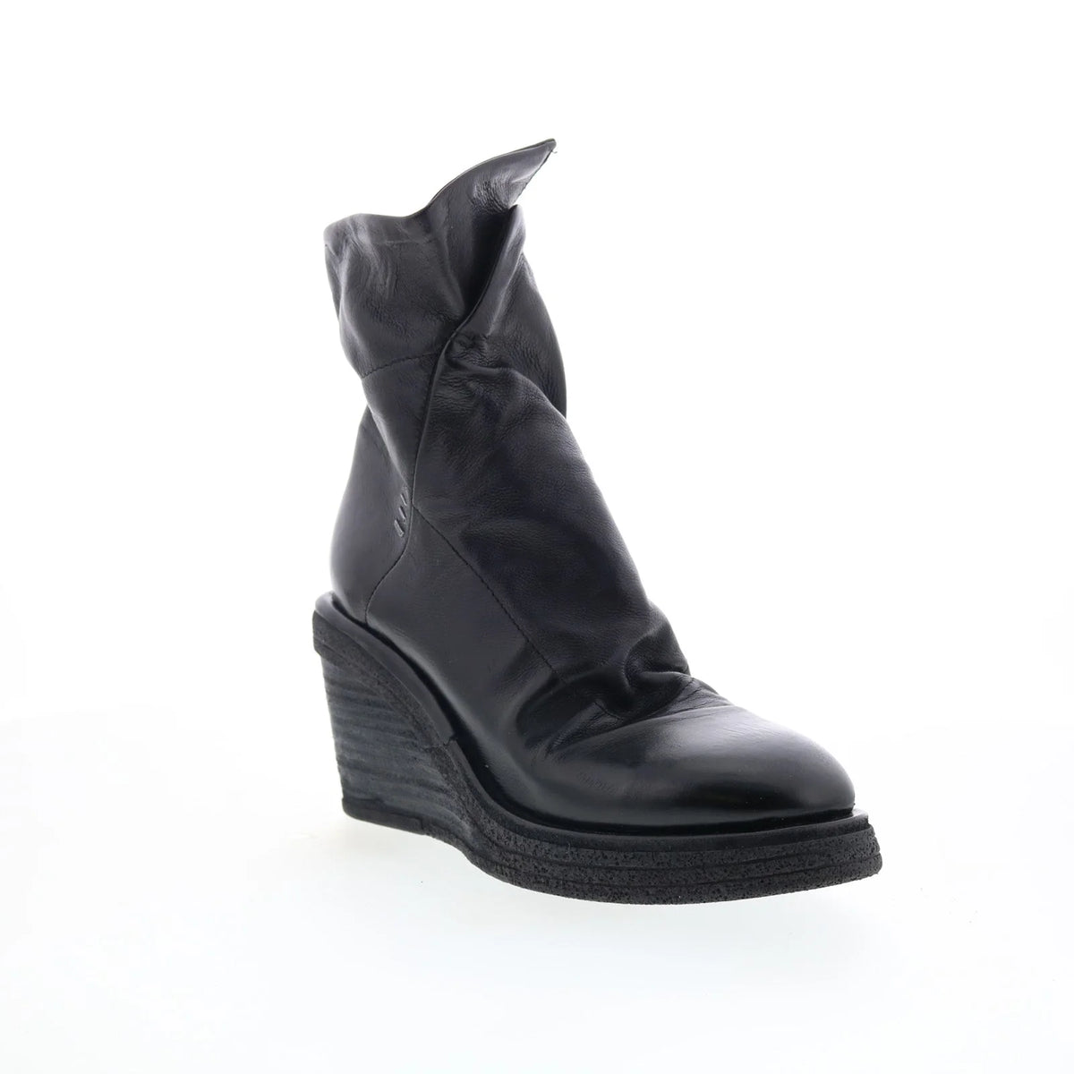 Tremont Womens Black Leather Zipper Casual Dress Boots