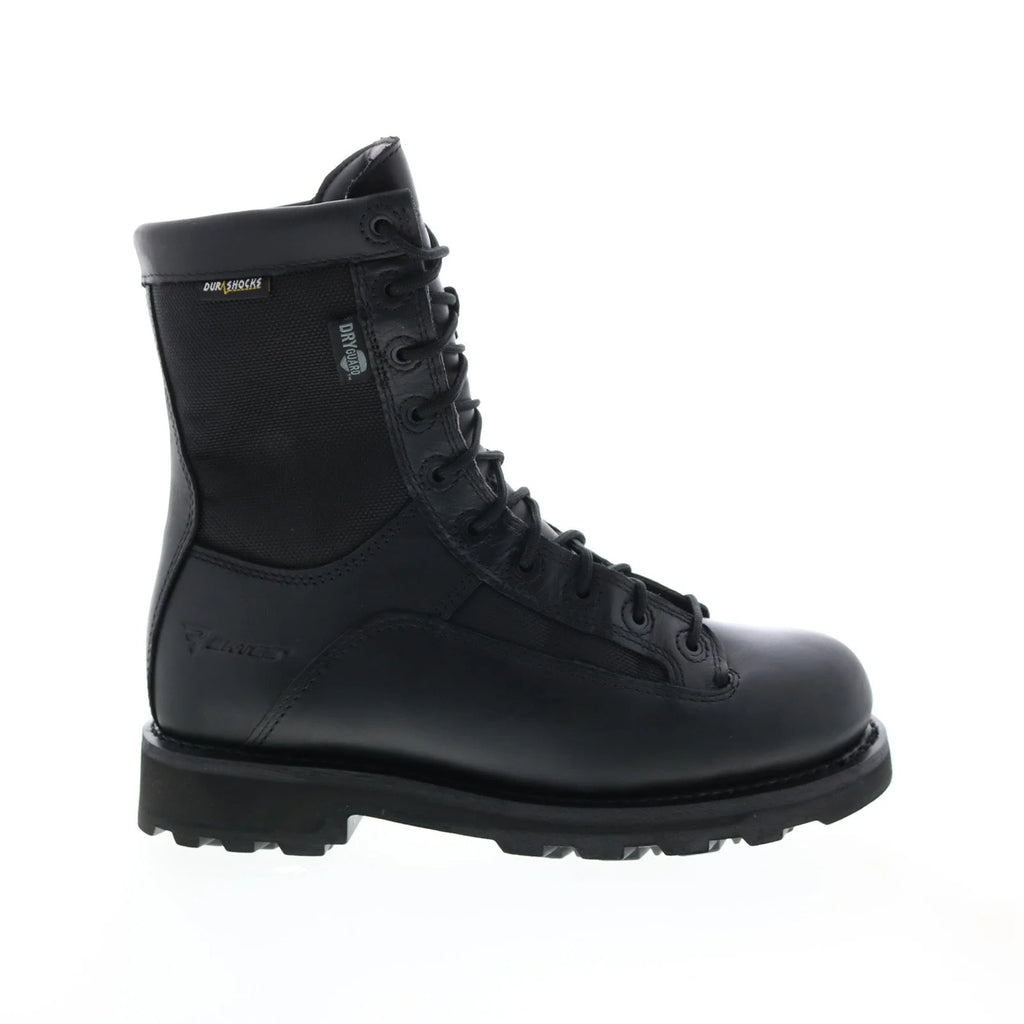 Bates 8" Durashocks Waterproof Lace To Toe Mens Black Wide Tactical Boots