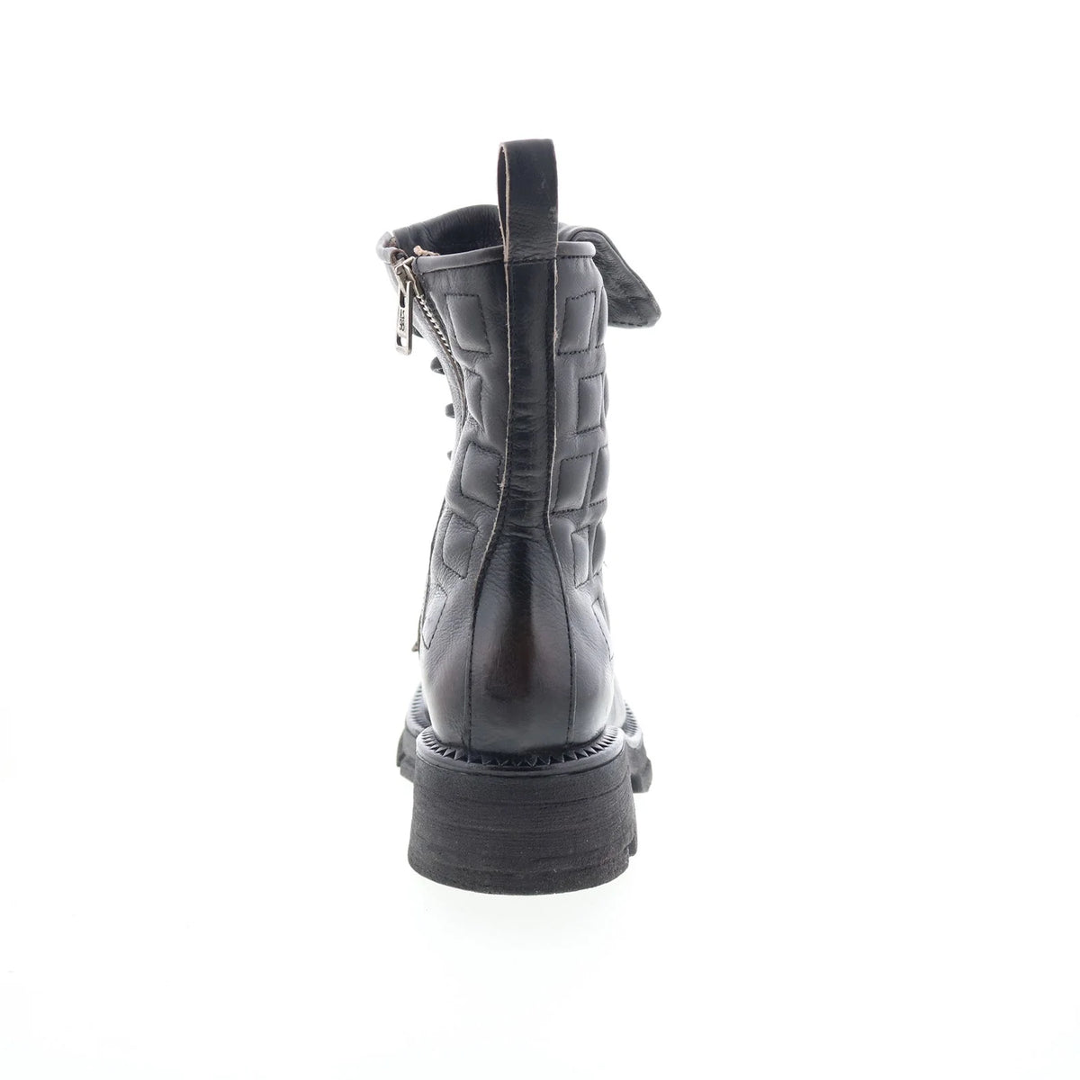 Lockwood Womens Black Leather Zipper Casual Dress Boots