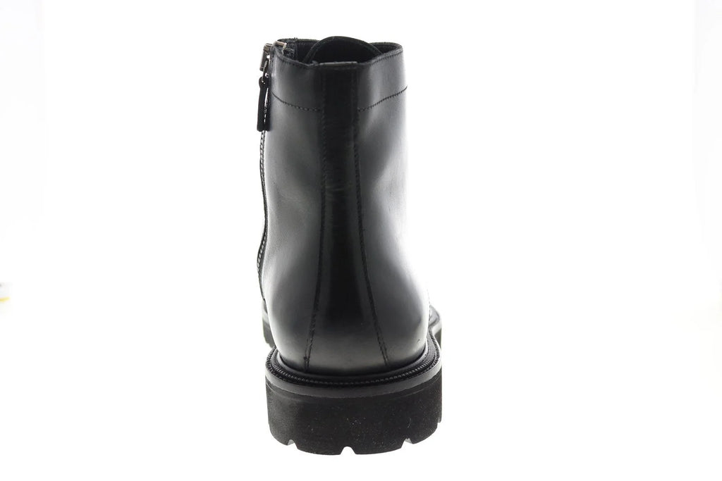 Aquatalia Patrizio Calf 34M0935-BLK Mens Black Leather Casual Dress Boots