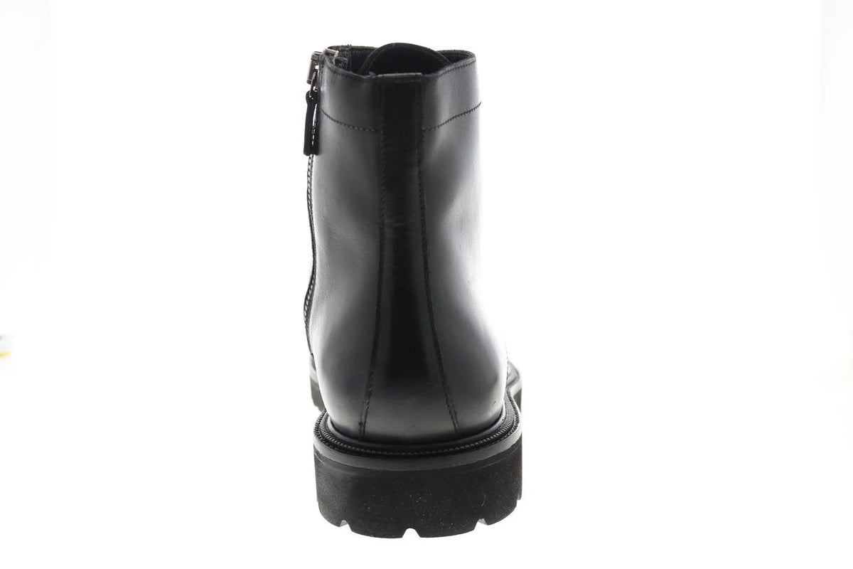 Aquatalia Patrizio Calf 34M0935-BLK Mens Black Leather Casual Dress Boots