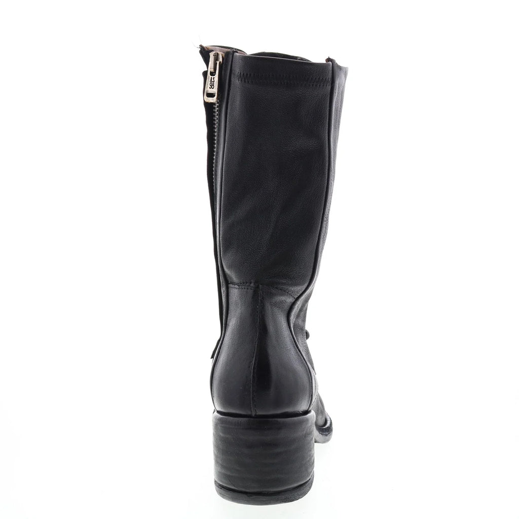 Opie 548213-201 Womens Black Leather Lace Up Casual Dress Boots