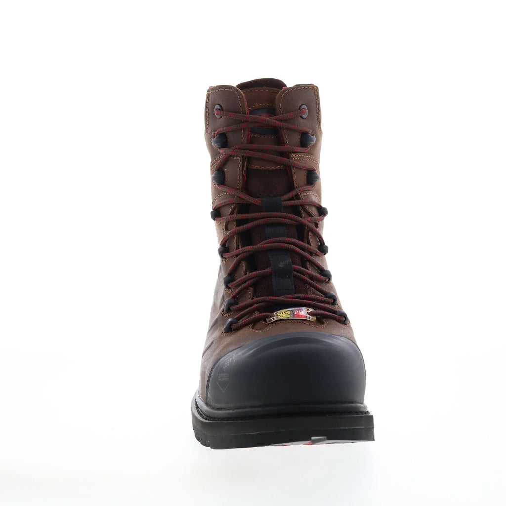Avenger Hammer Carbon Toe Waterproof PR 8" Mens Brown Work & Safety Boots