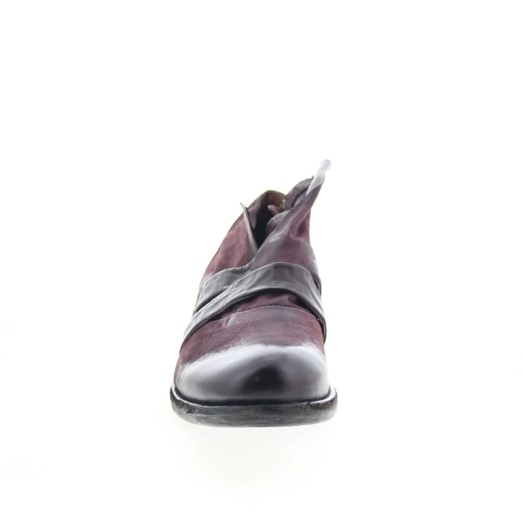 Tarek 516134-301-6903 Womens Burgundy Leather Ankle & Booties Boots
