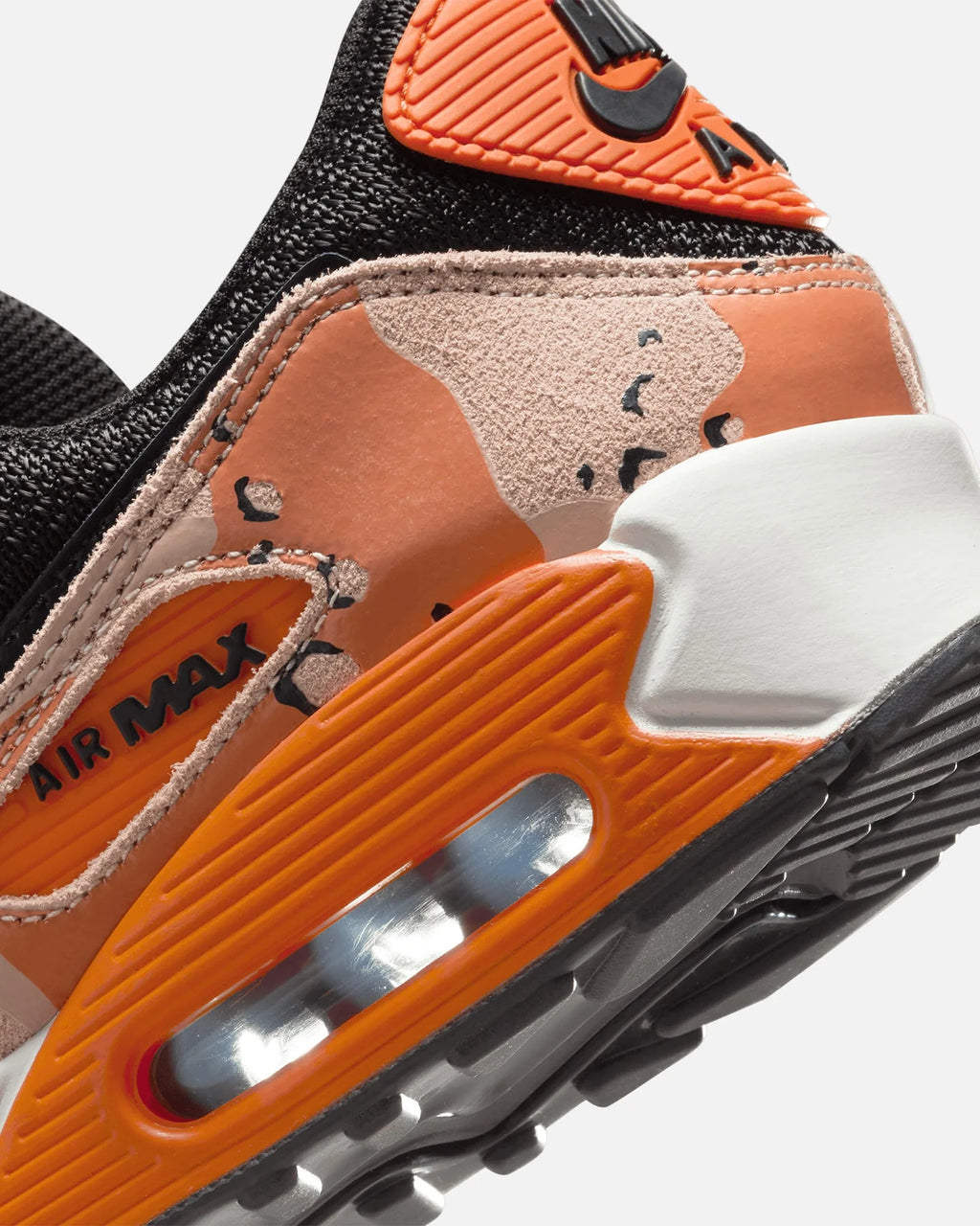 Air Max 90 Premium "Camo" Beige/Black/Safety Orange