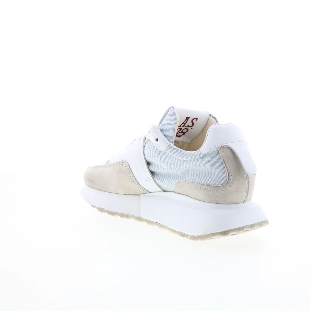 Evander Womens White Synthetic Lace Up Lifestyle Sneakers Shoes