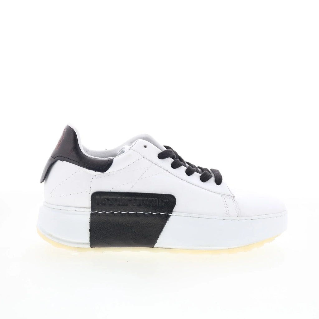 Hannie A87110-103-0002 Womens White Leather Lifestyle Sneakers Shoes