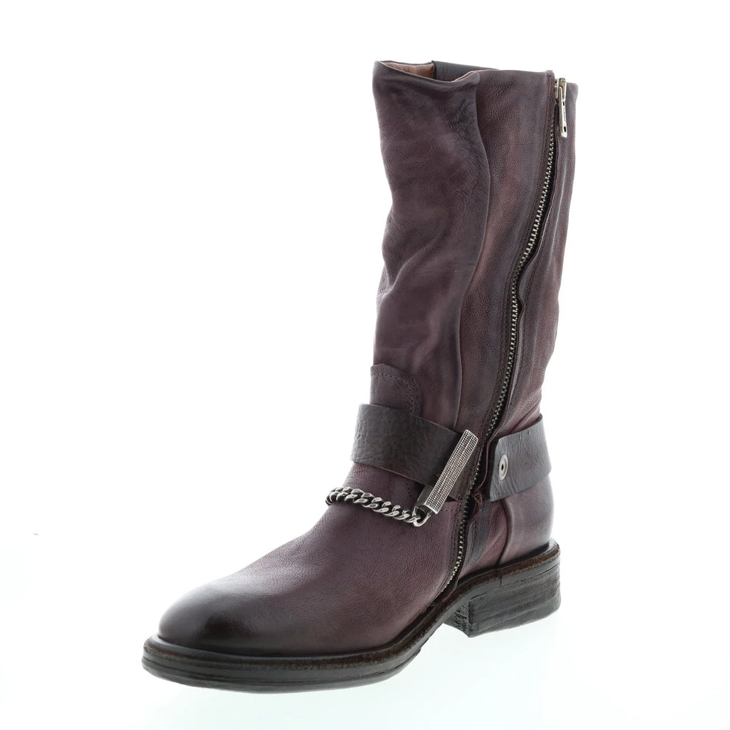 Frey A51305-301 Womens Brown Leather Hook & Loop Casual Dress Boots