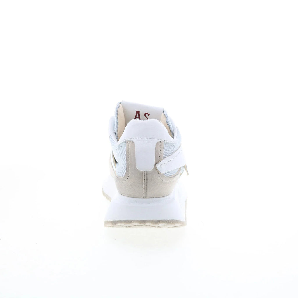 Evander Womens White Synthetic Lace Up Lifestyle Sneakers Shoes