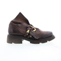 Laken Womens Brown Leather Slip On Casual Dress Boots