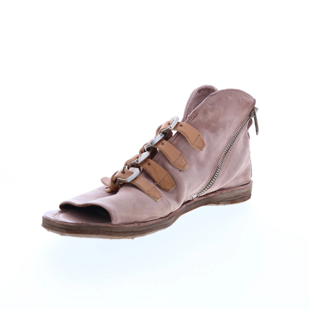 Remy A16022-101 Womens Pink Leather Gladiator Sandals Shoes