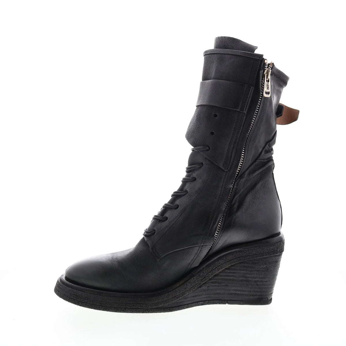 Thatcher A30210-201 Womens Black Leather Casual Dress Boots