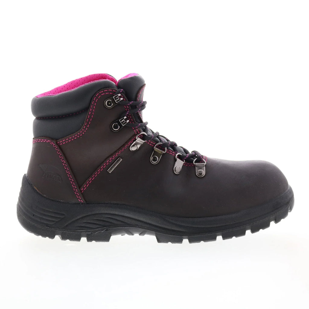 Avenger Framer Soft Toe Electrical Hazard Waterproof Womens Brown Work Boots