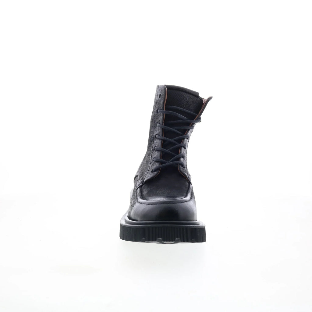 Truett Womens Black Leather Zipper Casual Dress Boots