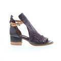 Markie 672013-201-0004 Womens Brown Leather Wedges Sandals Shoes