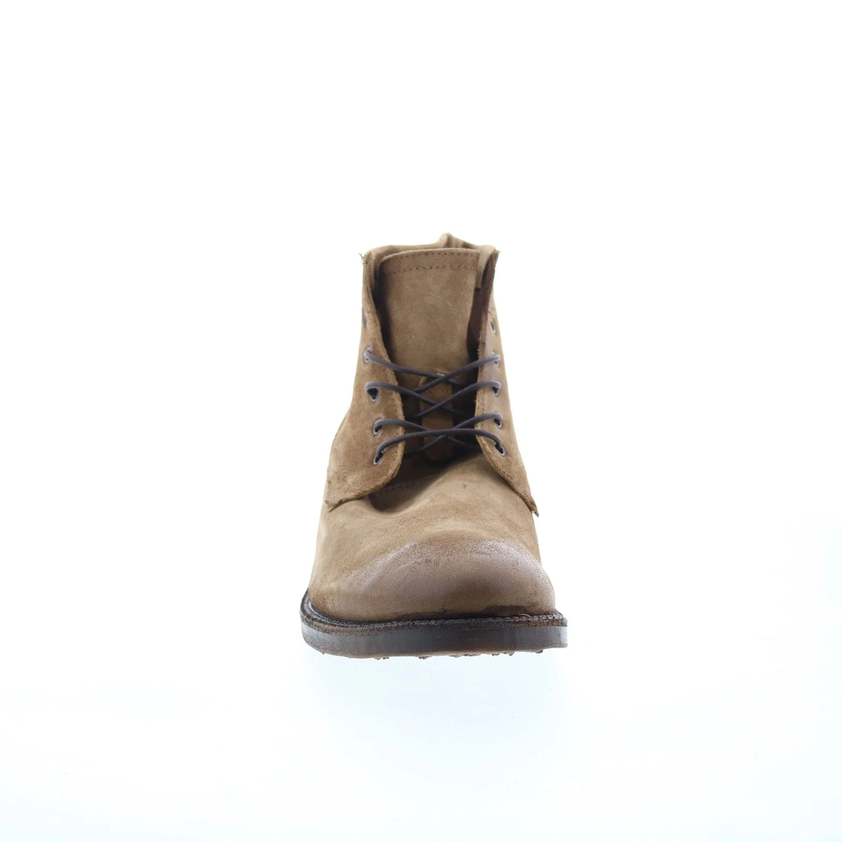 Sye Mens Brown Leather Lace Up Casual Dress Boots