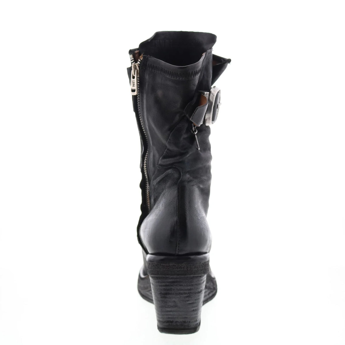 Thatcher A30210-201 Womens Black Leather Casual Dress Boots