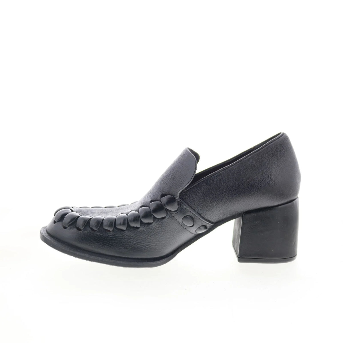 Gaines B29103-103-0001 Womens Black Leather Pumps Heels Shoes