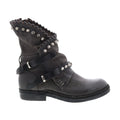 Vianne 250202-102 Womens Gray Leather Hook & Loop Casual Dress Boots