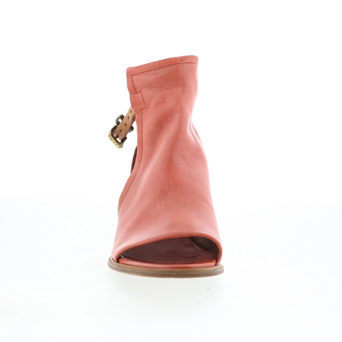 Morgan Womens Brown Leather Hook & Loop Ankle & Booties Boots