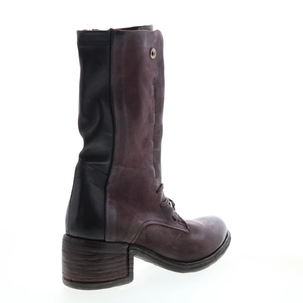 Opie 548213-201 Womens Burgundy Leather Lace Up Casual Dress Boots