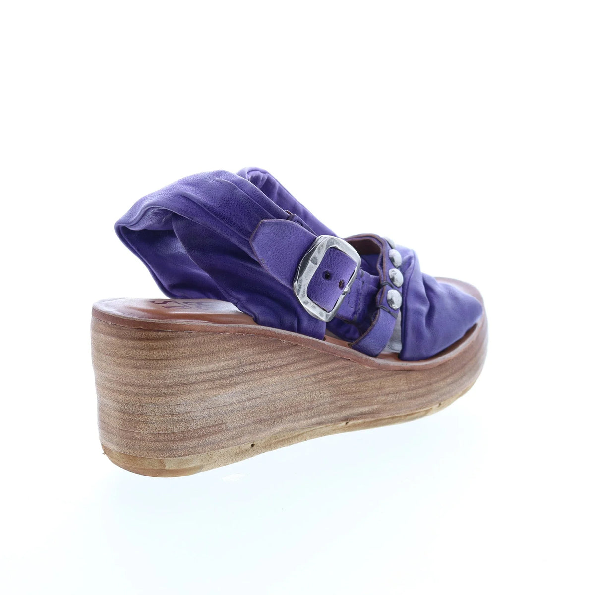 Nolie 528078-201 Womens Purple Leather Strap Sandals Shoes
