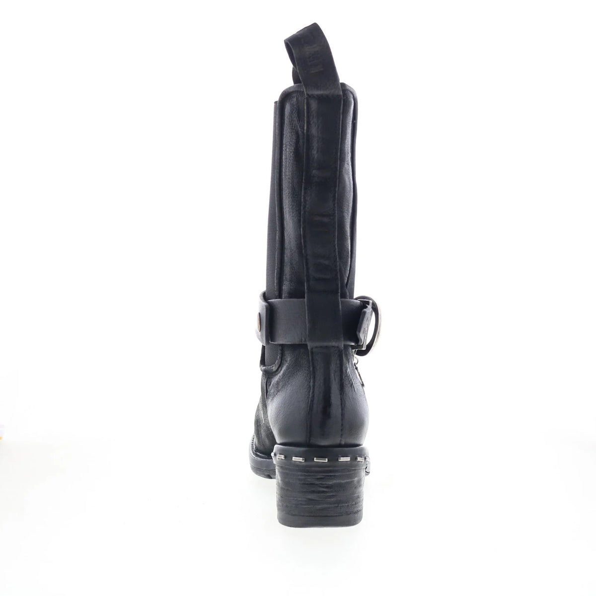 Nayden A63201-201-6002 Womens Black Leather Casual Dress Boots