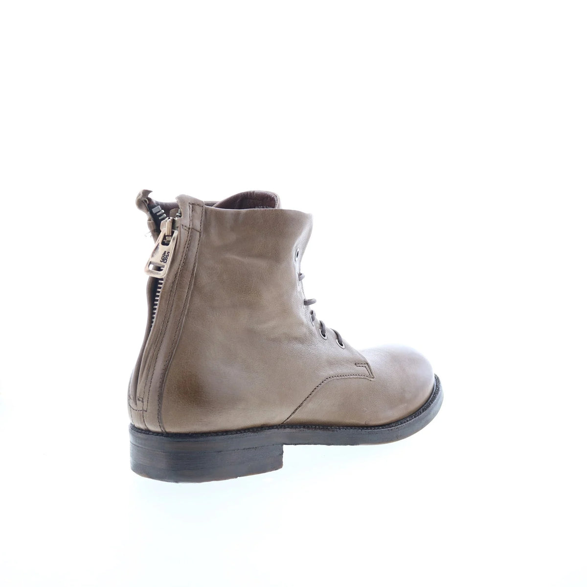 Sylvester Mens Brown Leather Zipper Chukkas Boots